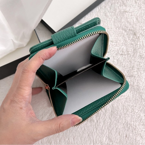 NWT Authentic Gucci GG Canvas & Leather Bifold Short French Wallet - Picture 10 of 11